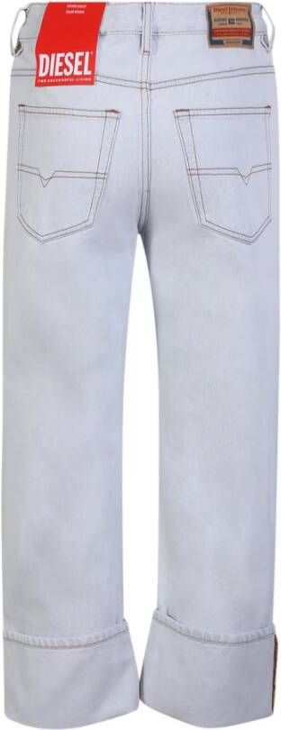 Diesel Ruimvallende spijkerbroek White Dames - Foto 4