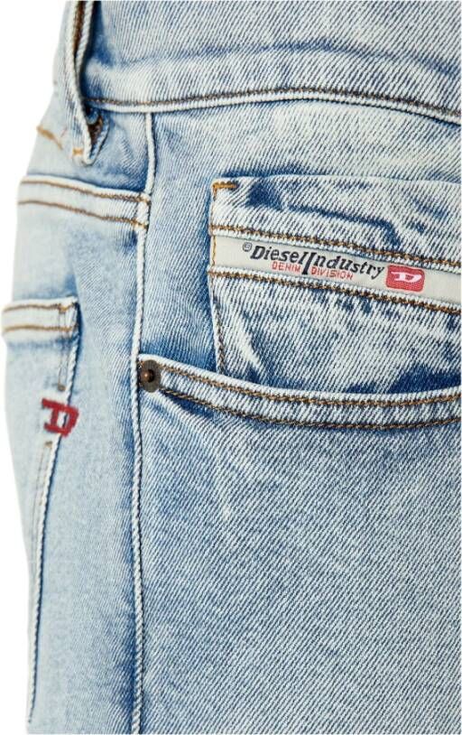 Diesel Slim Fit Lichtblauwe Denim Broek Blauw Heren