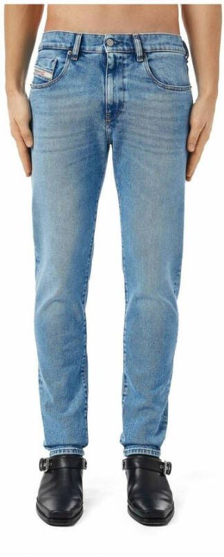 Diesel Rechte jeans Blauw Heren