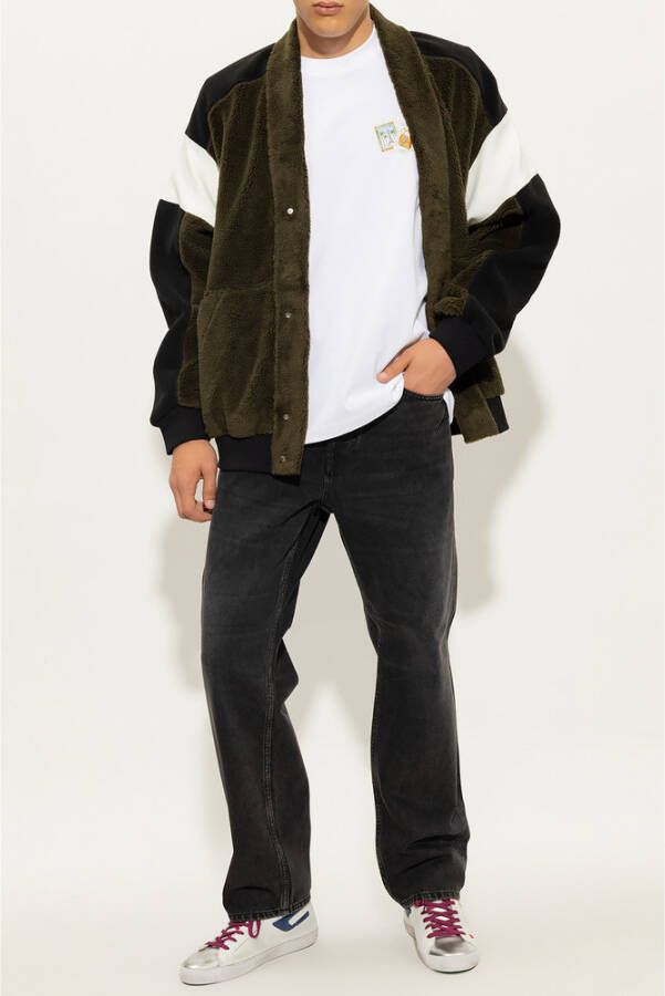 Diesel Straight Jeans Zwart Heren