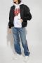 Diesel S-get-hood-e8 hoody Wit Heren - Thumbnail 2