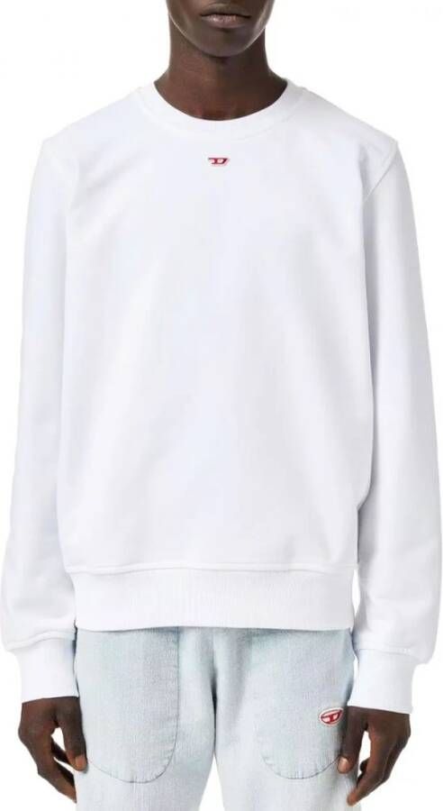 Diesel Comfortabele en stijlvolle S-Ginn-D Sweatshirt Wit Heren