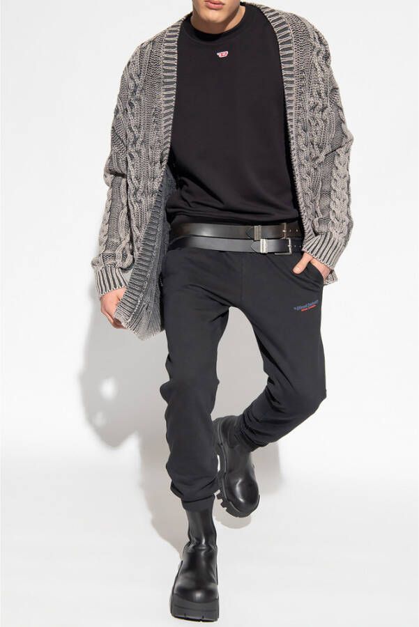 Diesel Sweatshirt Zwart Heren