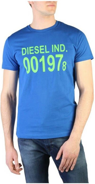 Diesel T-Diego_00Sasa t-shirt Blauw Heren