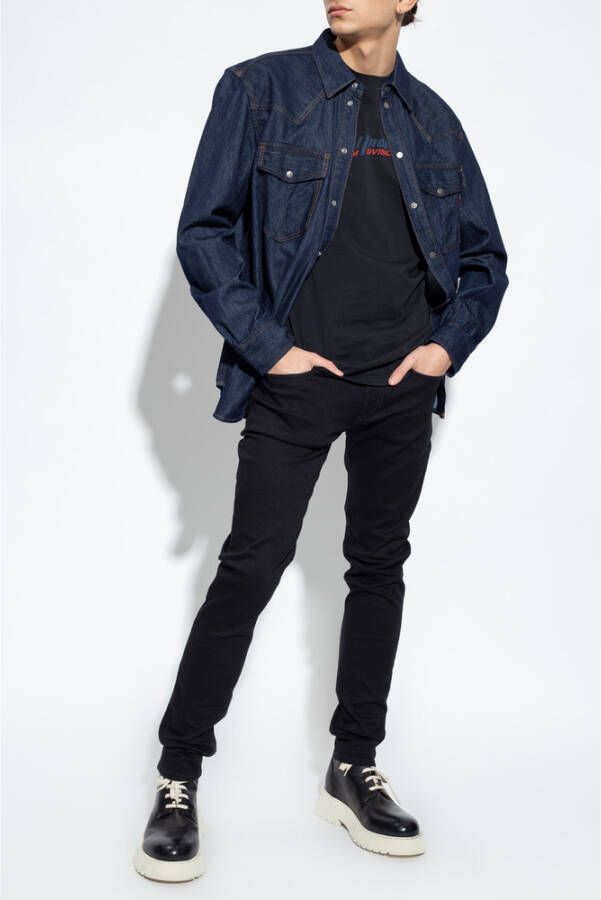 Diesel T-Diegor-IND T-shirt Zwart Heren