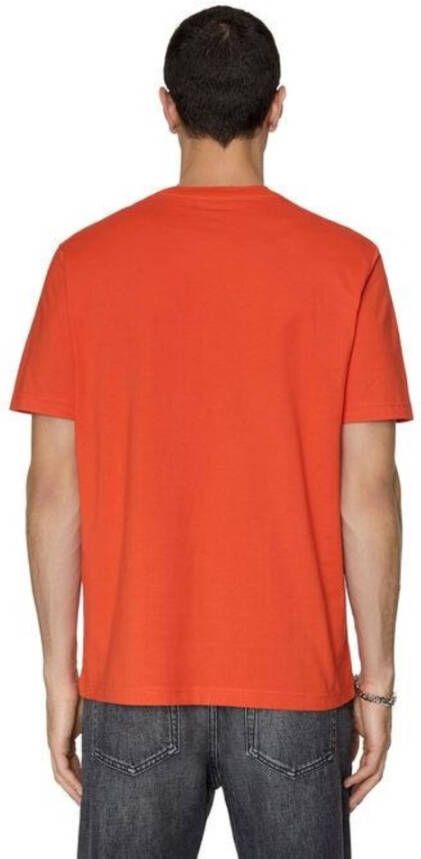 Diesel T-shirt t-just-e18 maglietta Oranje Heren