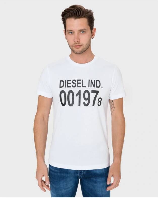 Diesel T-shirt Wit Heren