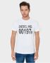 Diesel Upgrade je casual garderobe met deze stijlvolle witte katoenen T-shirt White Heren - Thumbnail 3