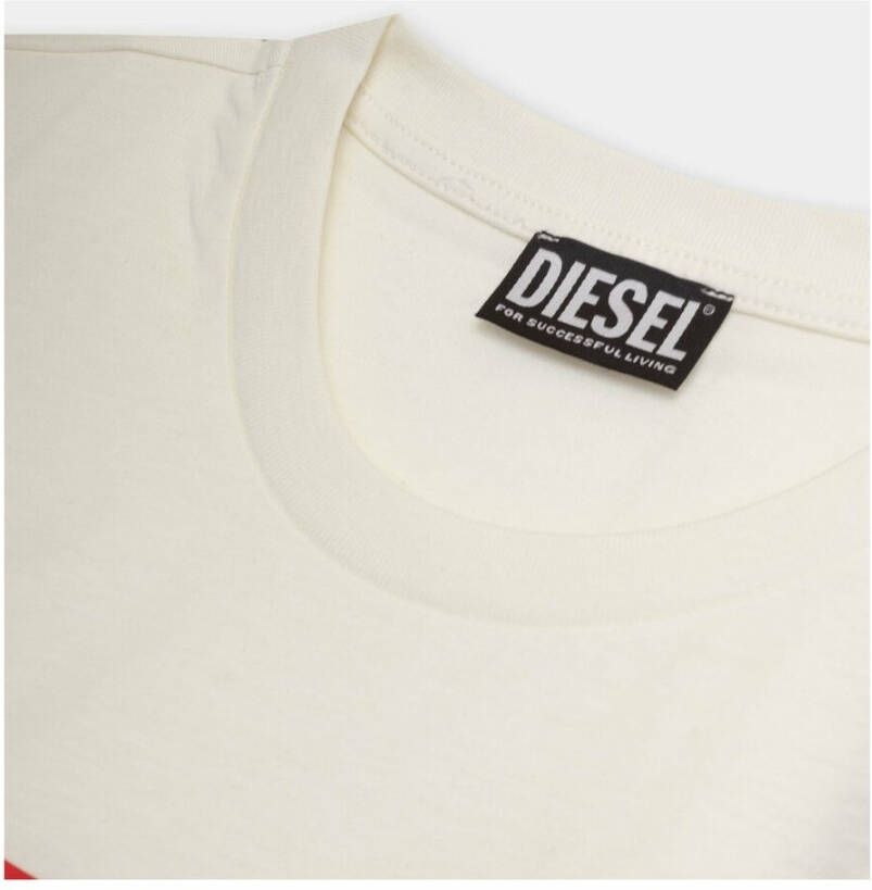 Diesel T-Shirt Wit Heren