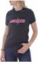 Diesel Bedrukt katoenen T-shirt Zwart Dames - Thumbnail 2