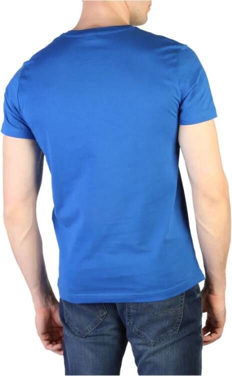 Diesel T-Shirts Blauw Heren