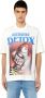 Diesel Oversized Heren T-shirt met Alternative Detox en Pure Energy Prints White Heren - Thumbnail 3
