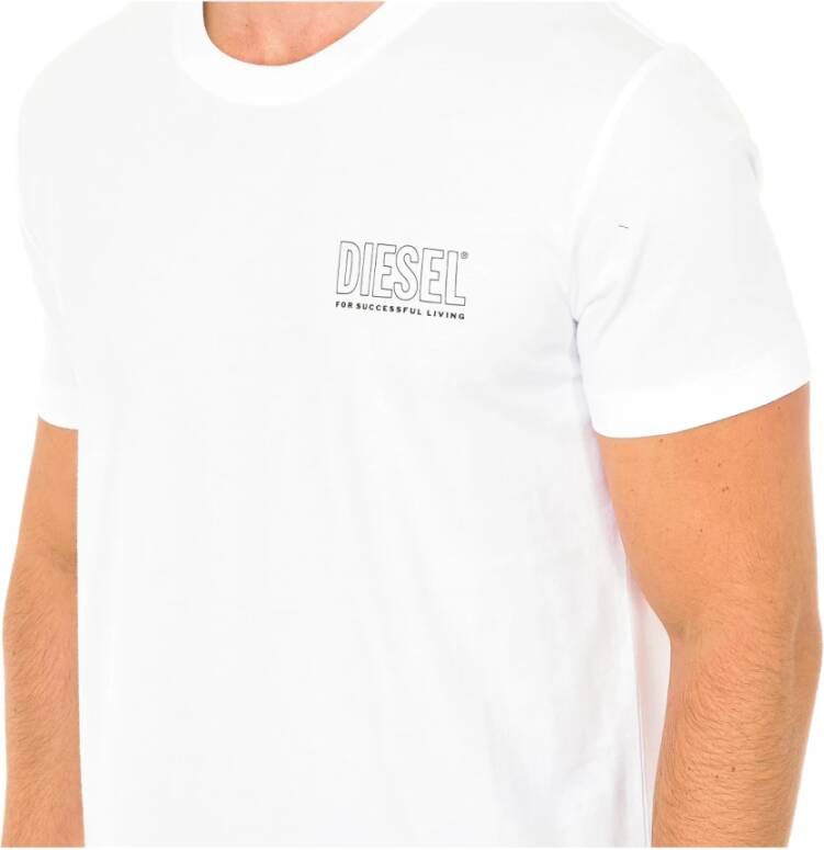 Diesel T-Shirts Wit Heren