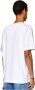 Diesel T-shirt met korte mouwen en D Metalen Logo White Heren - Thumbnail 2