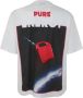 Diesel Oversized Heren T-shirt met Alternative Detox en Pure Energy Prints White Heren - Thumbnail 5