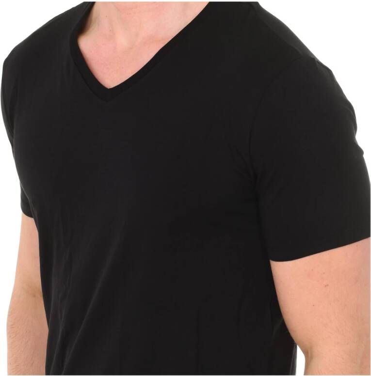 Diesel T-Shirts Zwart Heren