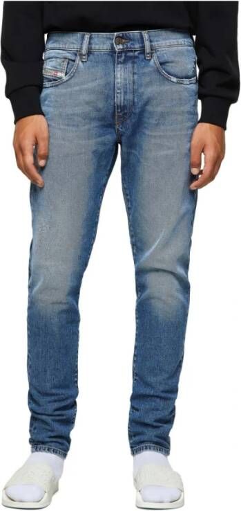 Diesel Slim-Fit Jeans Blauw Stijlvol en Comfortabel Blauw Heren