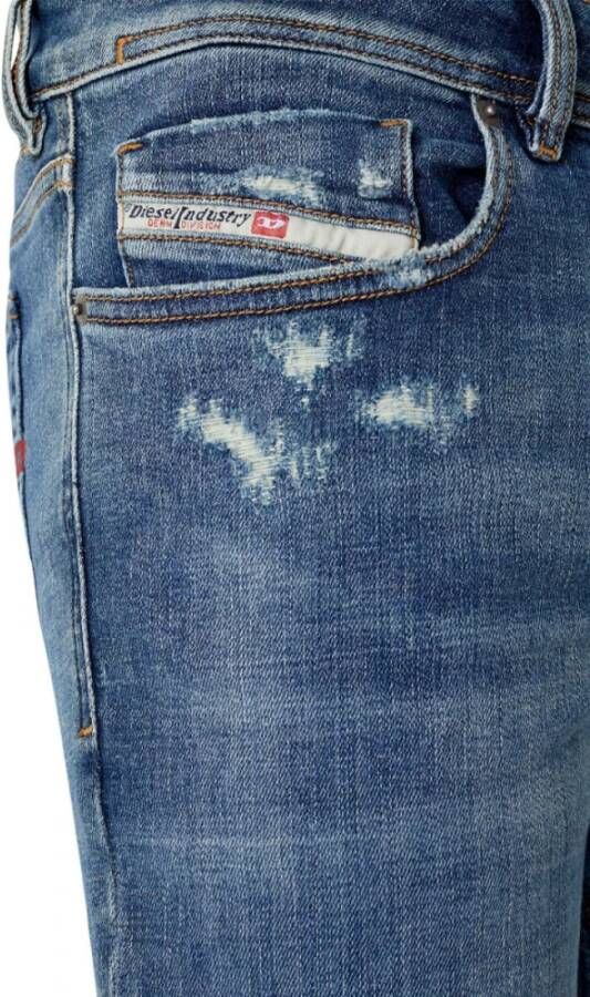 Diesel Slim-Fit Denim Jeans 1979 Sleenker Blauw Heren