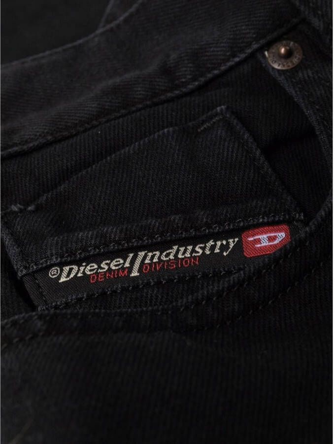 Diesel Wide Jeans Zwart Dames