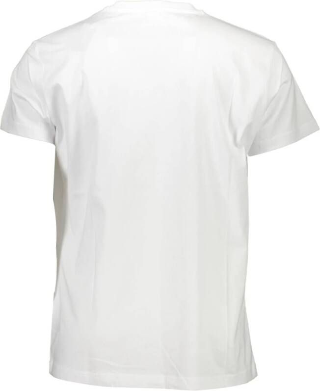 Diesel Witte Heren T-shirt Korte Mouw Wit Heren