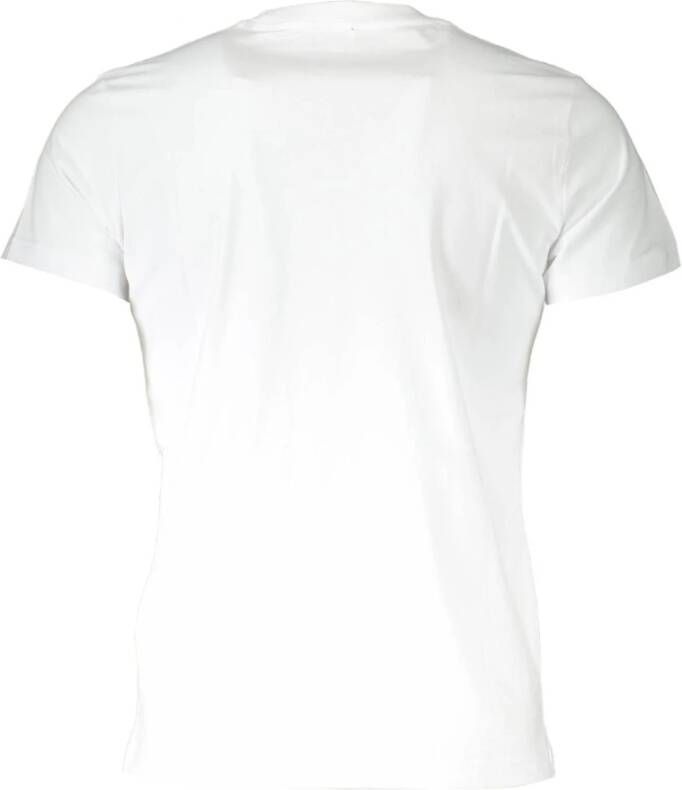 Diesel Witte Heren T-shirt Korte Mouw Wit Heren