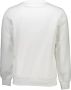 Diesel White Cotton Sweater Wit Heren - Thumbnail 2
