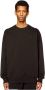 Diesel Zwarte Katoenen Sweatshirt met Maxi Ovaal D Logo Zwart Heren - Thumbnail 4