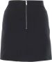 Dion Lee Zwart stretch katoenen blend mini rok Zwart Dames - Thumbnail 2