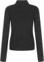 Dion Lee Melange zwarte polyester blend trui Zwart Dames - Thumbnail 2