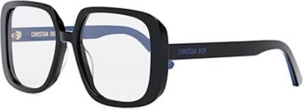 Dior Zwarte Ss23 Dames Optische Brillen Stijlvol en Elegant Zwart Dames