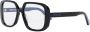 Dior Zwarte Ss23 Dames Optische Brillen Stijlvol en Elegant Zwart Dames - Thumbnail 2