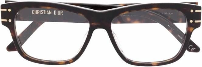 Dior Bril Bruin Dames