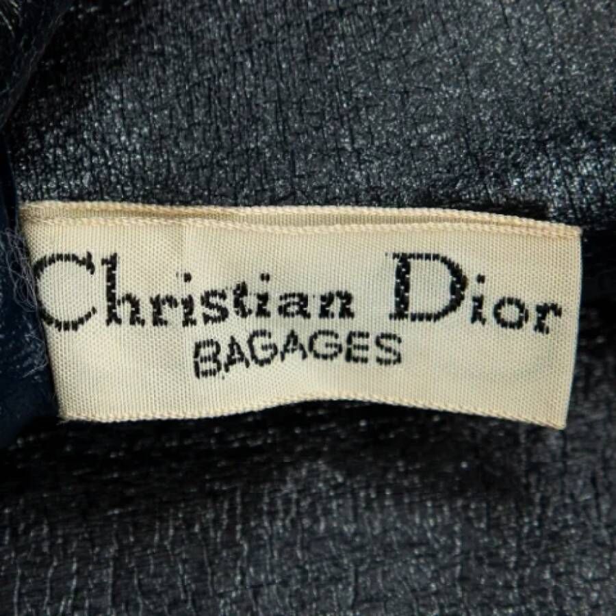 Dior Vintage Pre-owned Canvas handbags Beige Dames