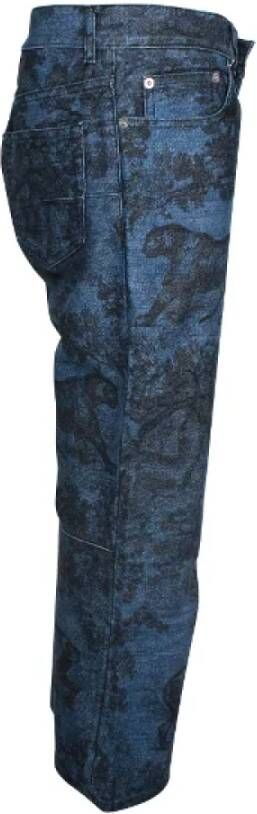 Dior Vintage Pre-owned Cotton bottoms Blue Dames