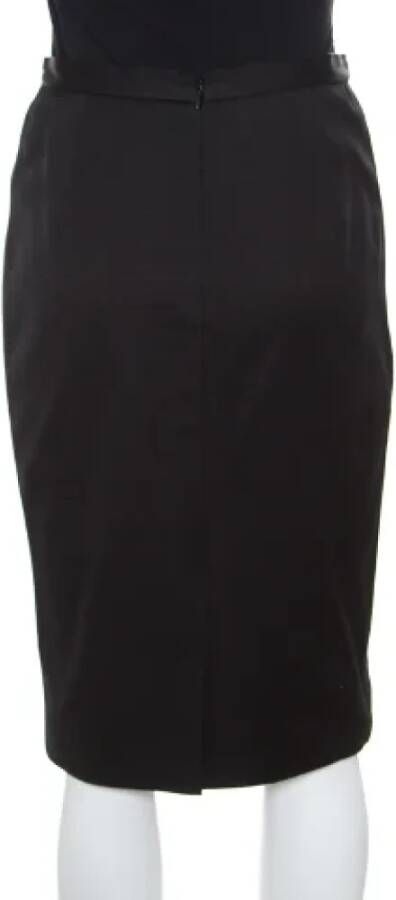 Dior Vintage Pre-owned Cotton bottoms Zwart Dames