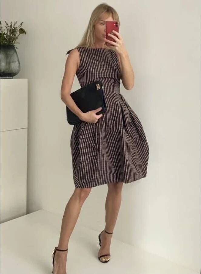 Dior Vintage Pre-owned Fabric dresses Zwart Dames