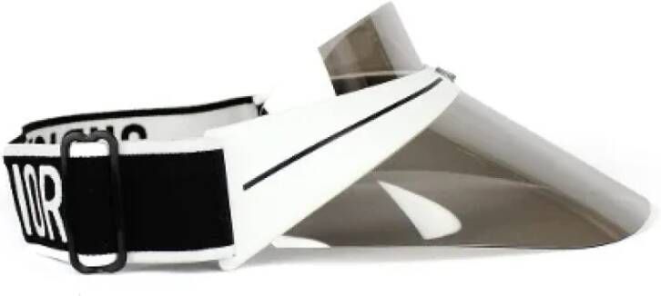 Dior Vintage Pre-owned Fabric hats White Dames