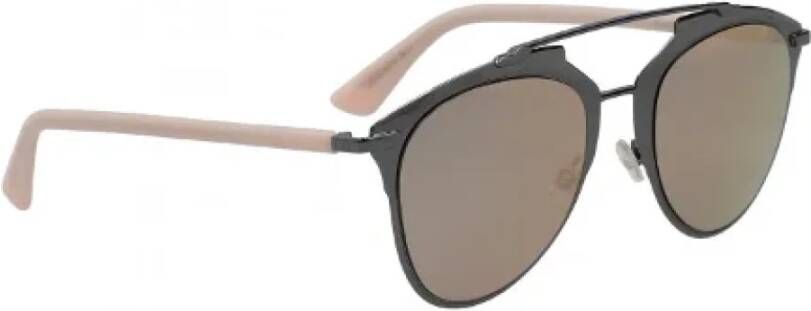 Dior Vintage Pre-owned Metal sunglasses Grijs Dames