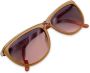 Dior Vintage Pre-owned Plastic sunglasses Oranje Dames - Thumbnail 2