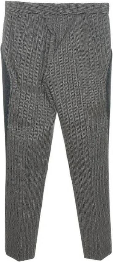 Dior Vintage Pre-owned Wool bottoms Grijs Dames