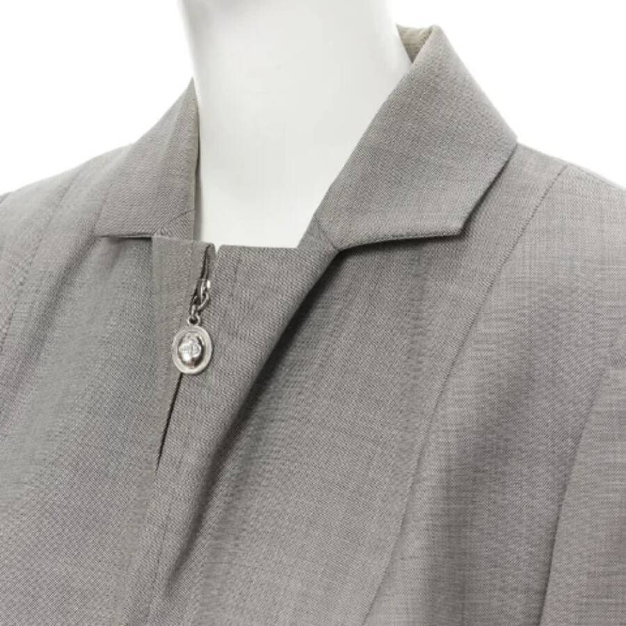 Dior Vintage Pre-owned Wool tops Gray Dames