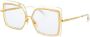 Dita Narcissus Zonnebril voor Stijlvolle Zonbescherming Yellow Dames - Thumbnail 2