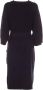 DKNY SLV -jurk met riem Zwart Dames - Thumbnail 2