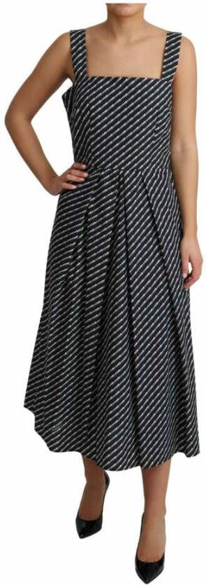Dolce & Gabbana A-Line Gown Dress Zwart Dames