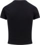 Dolce & Gabbana Animalier Monogram Katoenen T-Shirt Zwart Dames - Thumbnail 2