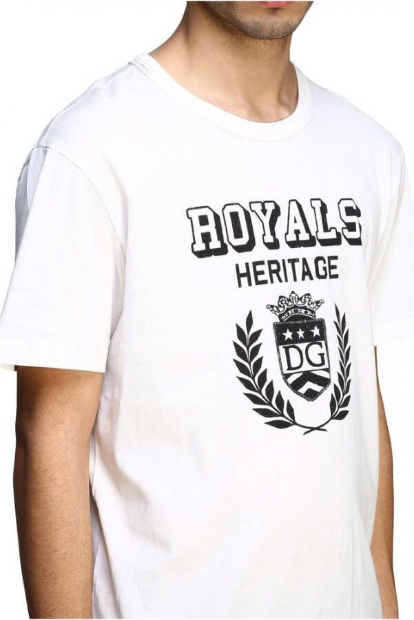 Dolce & Gabbana T-shirt Wit Heren