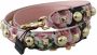 Dolce & Gabbana Roze Bloemen Gouden Studs Tas Accessoire Schouderband Yellow Dames - Thumbnail 2