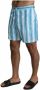 Dolce & Gabbana Blauw Gestreepte Strandkleding Zwembroek Blue Heren - Thumbnail 2