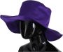 Dolce & Gabbana Paarse Zijden Stretch Top Hoed Purple Dames - Thumbnail 2
