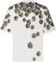 Dolce & Gabbana Beige Katoenen Grafisch Print T-Shirt Oversize Fit Beige Heren - Thumbnail 4